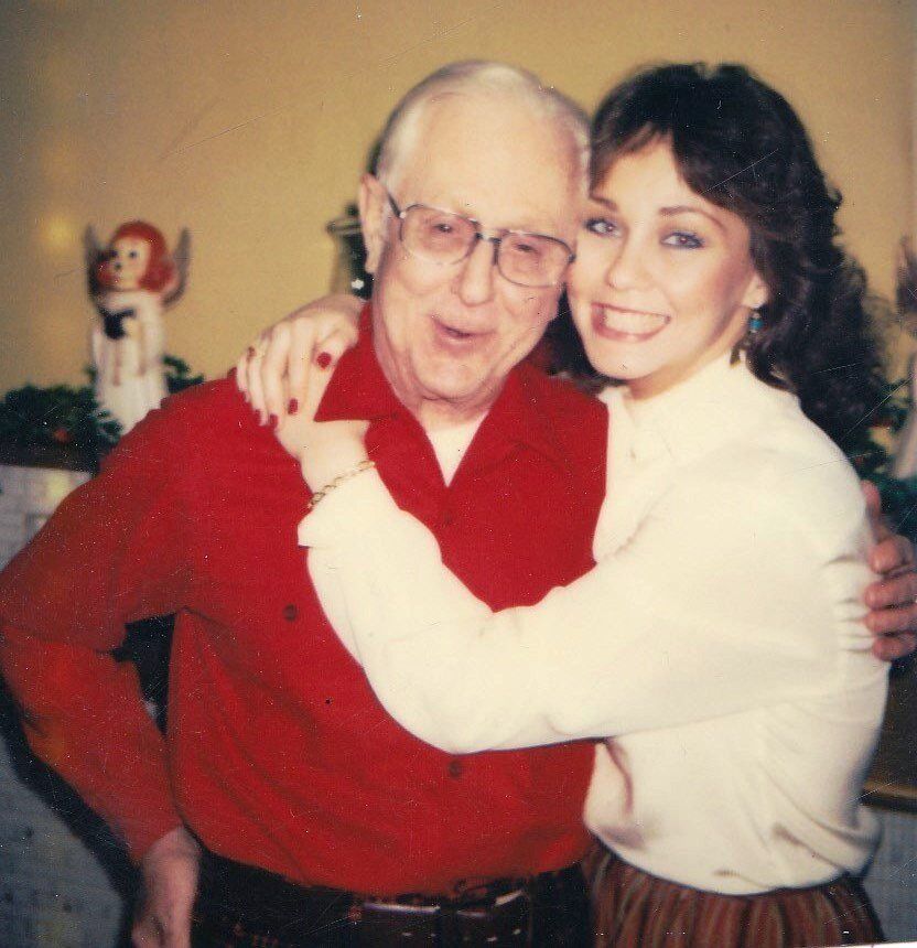 With Dad at Christmas